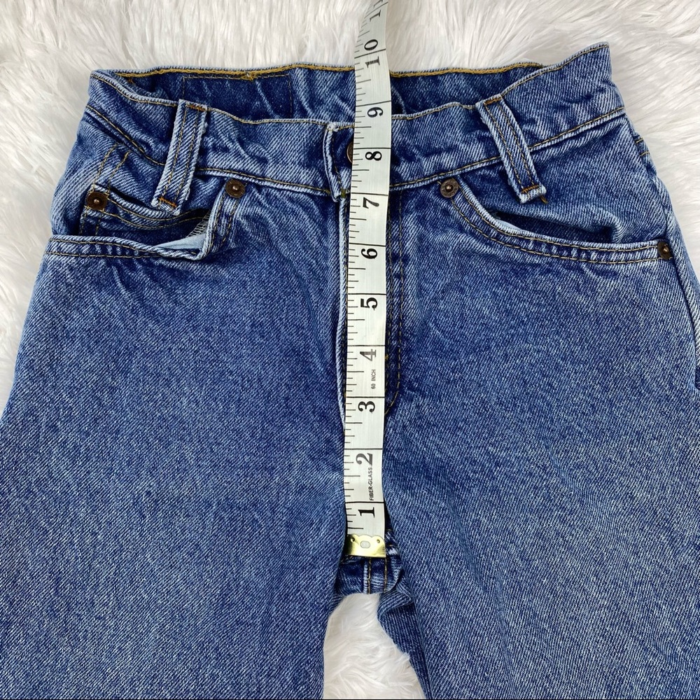 Vintage Kids Levi's 550 Orange Tab Cut Offs A40 - Picture 10 of 12